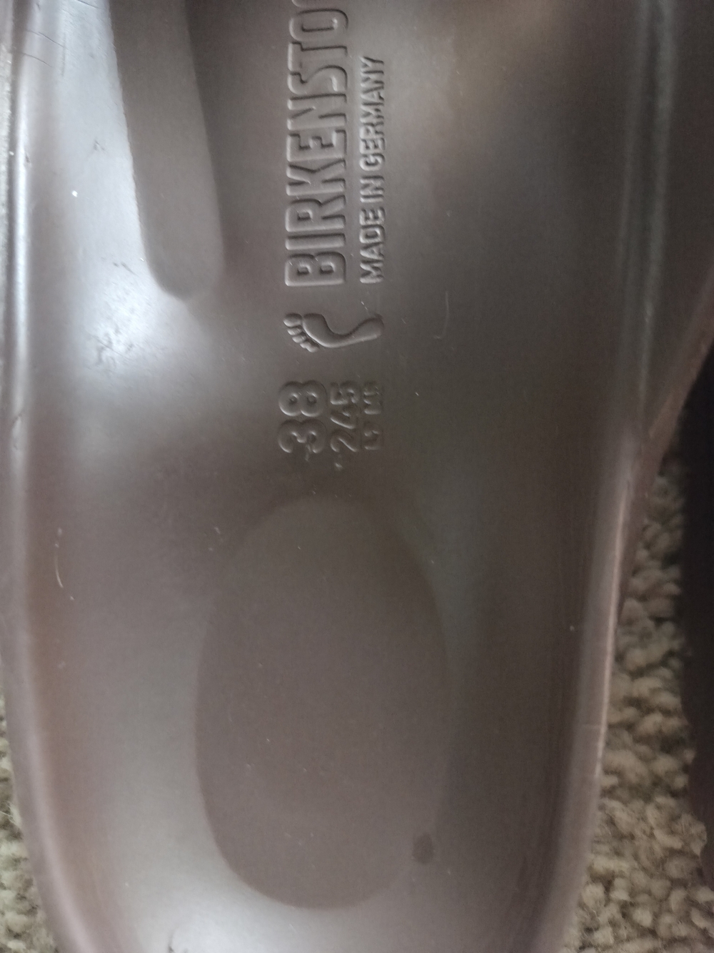 Birkenstock Arizona Brown Molded Footbed Slide - Picture 5 of 5
